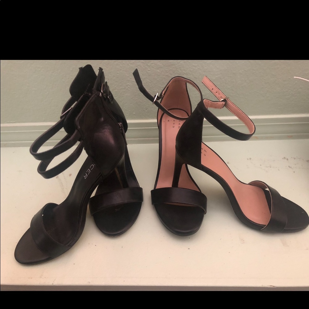 Black heels
